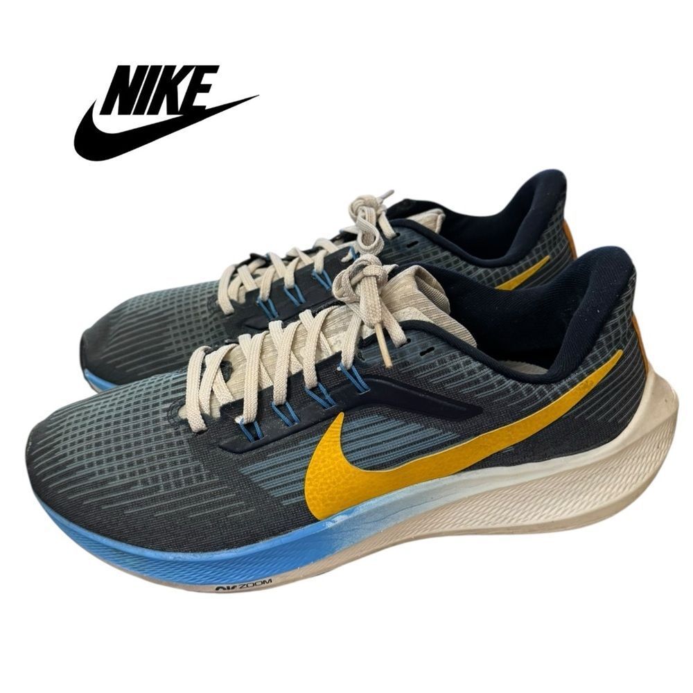 Nike Men Air Zoom Pegasus 39 Premium 'Obsidian Yellow' DO9580-400 Sneakers 10.5